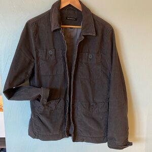 John Varvatos Grey Corduroy Jacket
